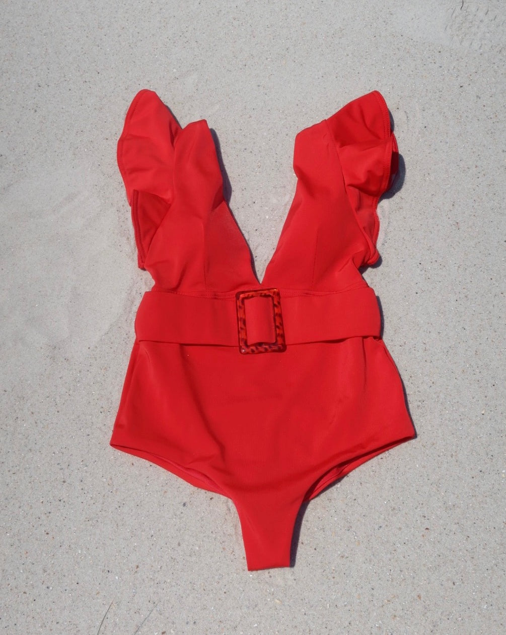 Dancing Rose One Piece Swimsuit